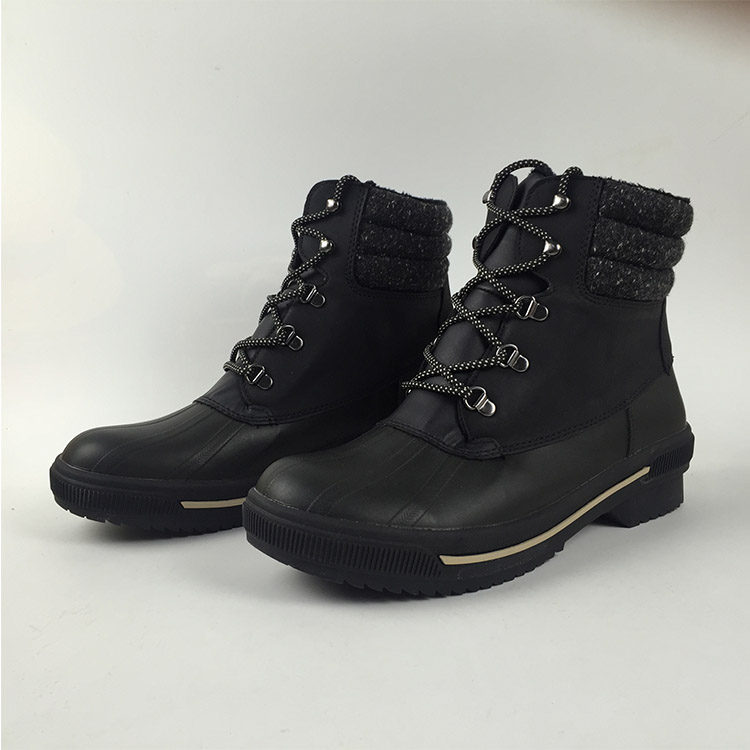Foreign trade counters export Canada tail single winter plus velvet cotton boots ladies outdoor non-slip wear-resistant warm snow boots