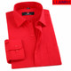 Big red business pinstripes free ironing year shirt