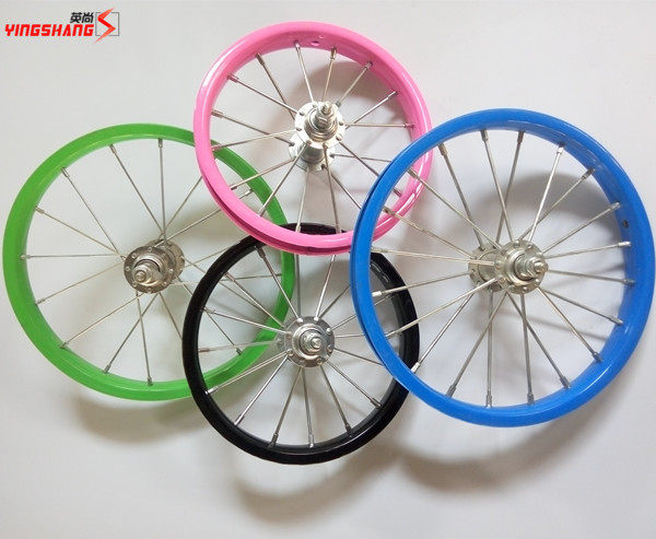 Children's wheel aluminum ring front wheel bicycle rim accessories 12 tire baby carriage steel ring 16 inch 14 rear wheels