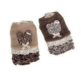 糯米 Демисезонная утепленная куртка, жилет, с медвежатами, цветочный принт, эффект подтяжки