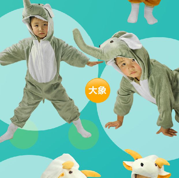 Ngày thiếu nhi Trang phục biểu diễn động vật Trang phục biểu diễn sân khấu Trang phục Động vật Phim hoạt hình Quần áo lợn Lợn màu hồng yếm váy múa trẻ em