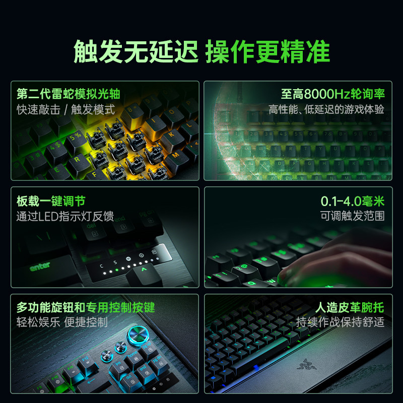 [New Year's Gift] Razer Huntsman V3 Professional Gaming Edition 8Khz Analog Optical Axis Keyboard