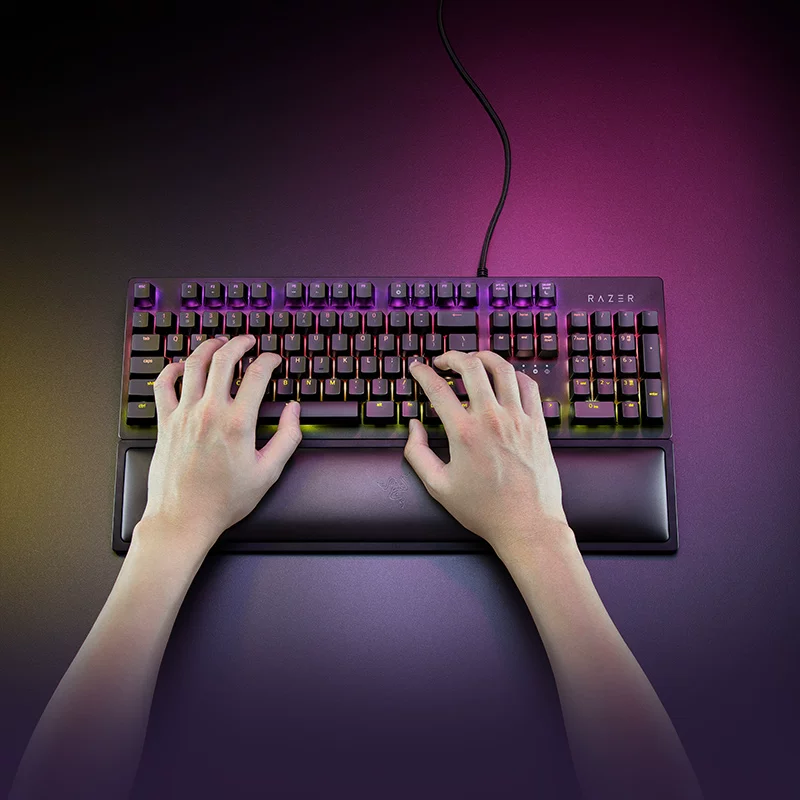 RAZER эргономичная клавиатура поддержка запястья 87 клавиш 104 клавиши, защита запястья подушка для мыши ладони
