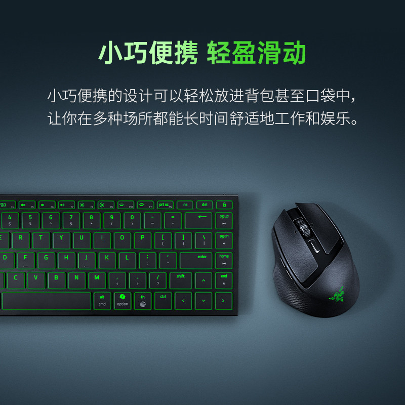 Razer Basilisk Mobile Edition Tri-Mode Wireless Bluetooth Portable Office Gaming Mouse