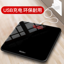 LED luminous precision electronic weighing scale human scale health scale weighing tempered glass scale USB charging
