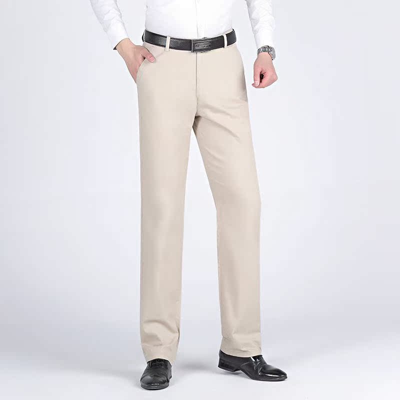 Quần nam quần tây nam kinh doanh quần âu quần tây nam quần cotton thẳng - Quần shop quần áo nam