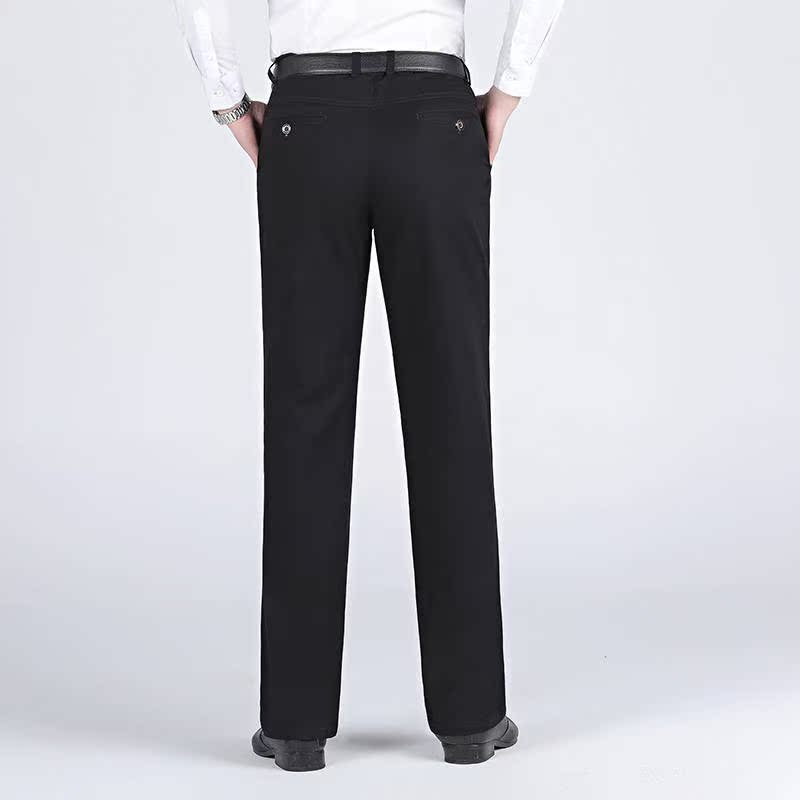 Quần nam quần tây nam kinh doanh quần âu quần tây nam quần cotton thẳng - Quần shop quần áo nam