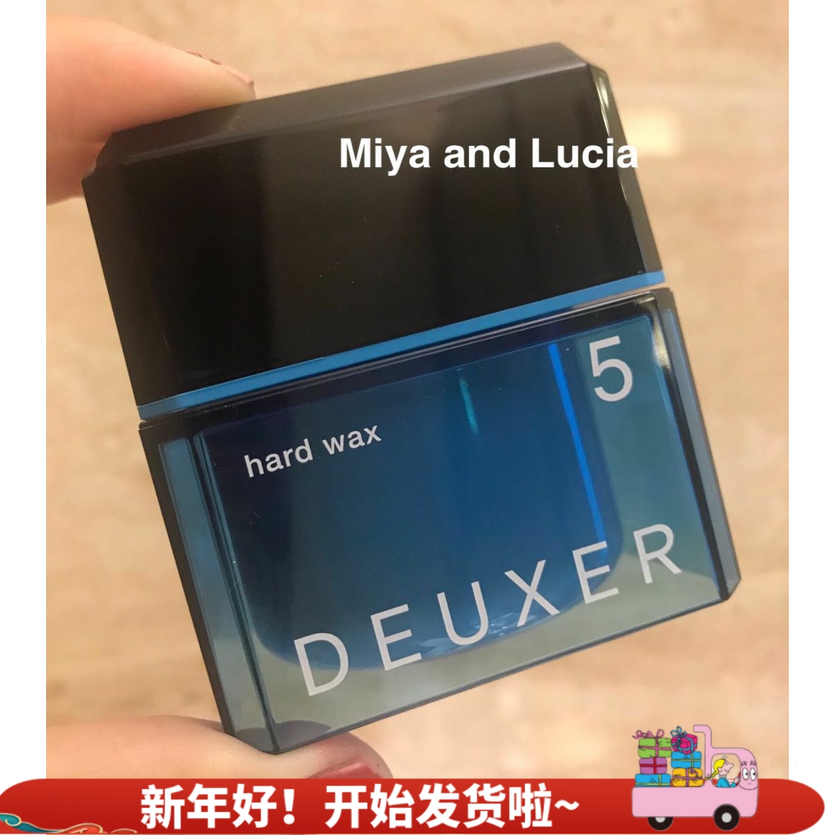 Spot! Japan 003 Hair Wax DEUXER Men's Power Set Fluffy Styling Hairspray HairStyle No. 5