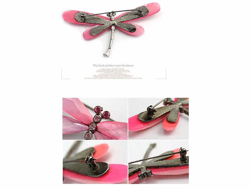 Broche femme en cristal artificiel - Ref 1172374 Image 18