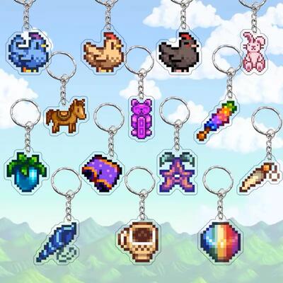 Stardew Valley self-made acrylic bags, pendants, keychains, game accessories and physical items