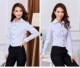 Tùy chỉnh nam và nữ overalls áo sơ mi dài tay thêu LOGO chuyên nghiệp bảo hiểm kinh doanh kinh doanh chính thức