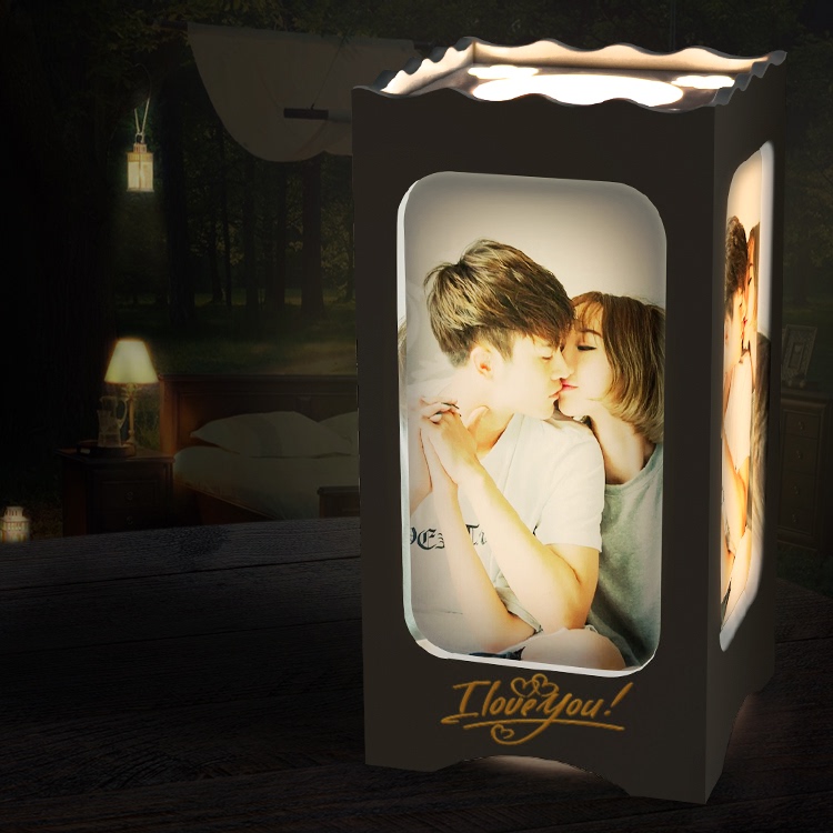 Photo Gift for Best Friend, Girlfriend, Wife, Desk Lamp, Bedroom Night Light, Bedside Lamp, Romantic Couple, Practical Surprise, Creative Gift