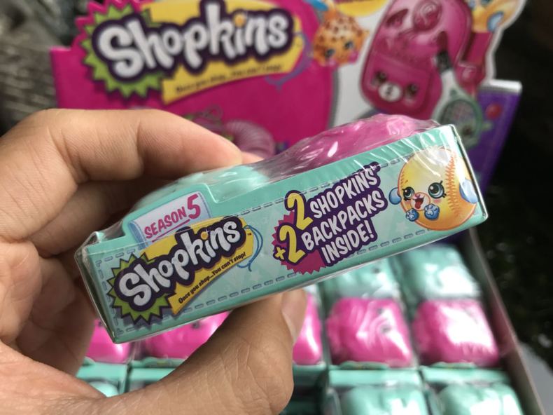 Mỹ shopkins mua sắm elf trái cây thương gia mù hộp mù gói bất ngờ trứng chơi nhà bộ sưu tập đồ chơi