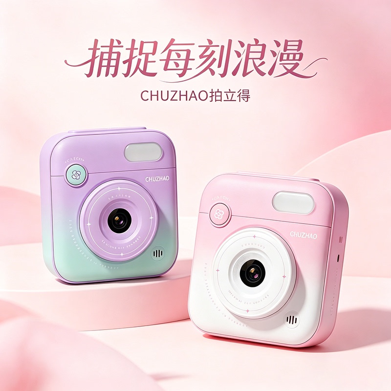 2026 Instax X1 Instant Camera Photo Printing Cute Camera for Students, Gift for Best Friend or Girlfriend's Birthday