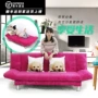 Ưu đãi đặc biệt miễn phí vận chuyển căn hộ nhỏ cho thuê cửa hàng gấp giường sofa phòng khách đơn giản sofa vải sofa lười biếng - Ghế sô pha ghế sopha giường