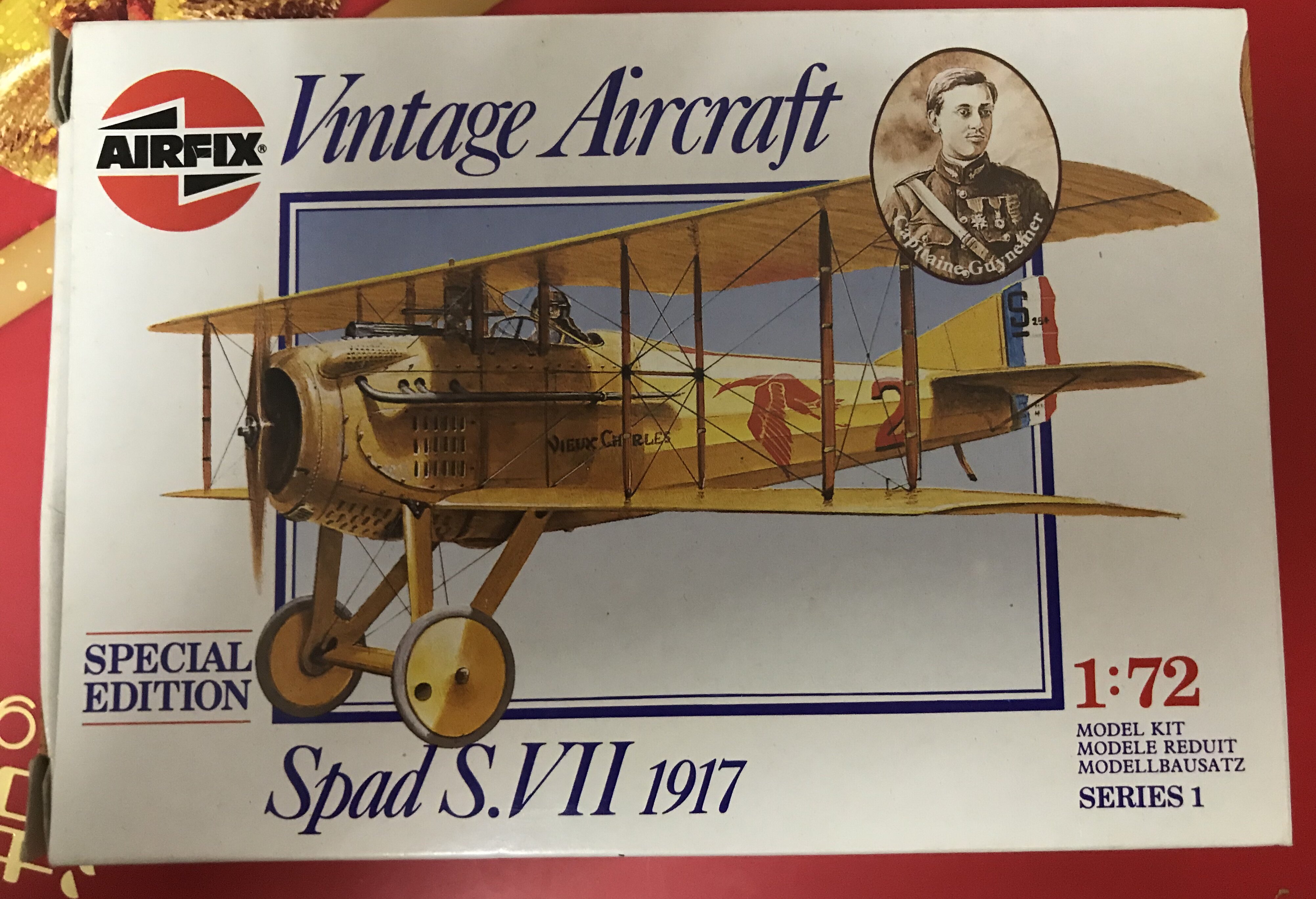 Airfix 1 72 WWI Spad S VII Fighter King Ginemeiseki Special Edition