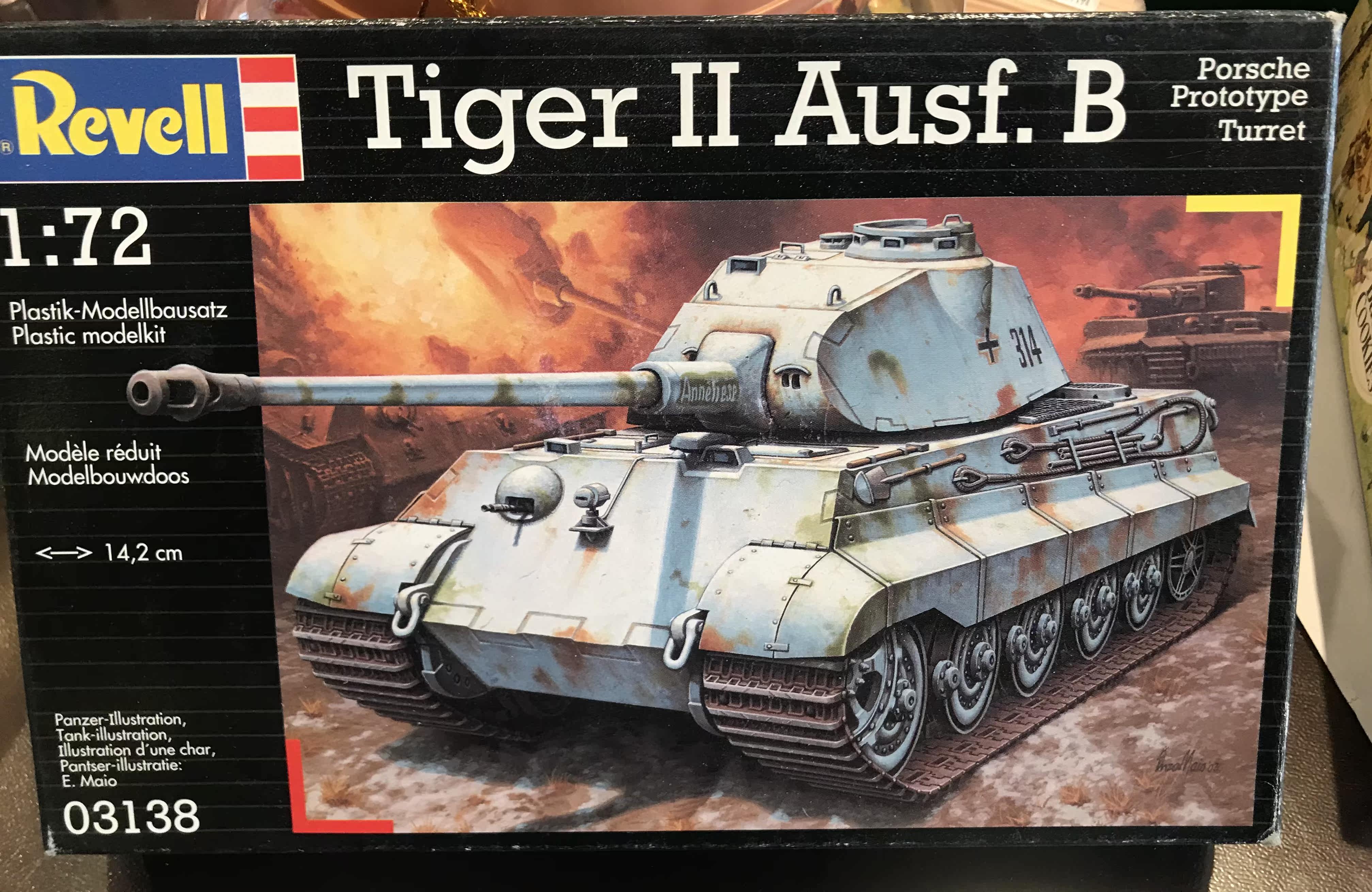 Revell 1 72 Tiger King Tank Porsche Turret Type