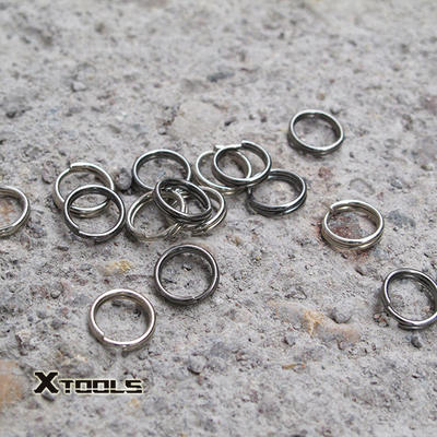 Universal manganese steel ring keychain, mini small ring, hanging tool, accessory, hanging piece, hanging ring, practical small double ring