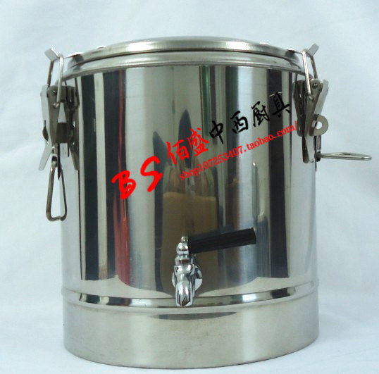 Stainless steel 304 foaming insulated barrel rice insulated barrel insulated pot soy milk tea water insulated barrel milk tea insulated barrel