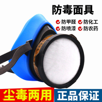 Lanbao gas mask full mask anti-formaldehyde chemical gas dust mask anti-industrial dust spray paint special cover