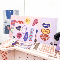 Blanklabel luggage notebook waterproof sticker hand account material decoration sticker