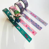 BlankLabel picnic hand painted cute and paper hand tent decorative tape original design hand tent material