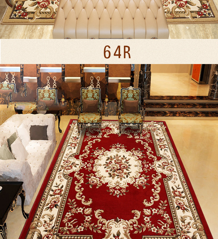 Thảm lớn phòng khách thảm phong cách châu Âu bàn cà phê mat giường sofa phòng ngủ đầy đủ cửa mat hình chữ nhật hộ gia đình thảm sàn - Thảm thảm nhà