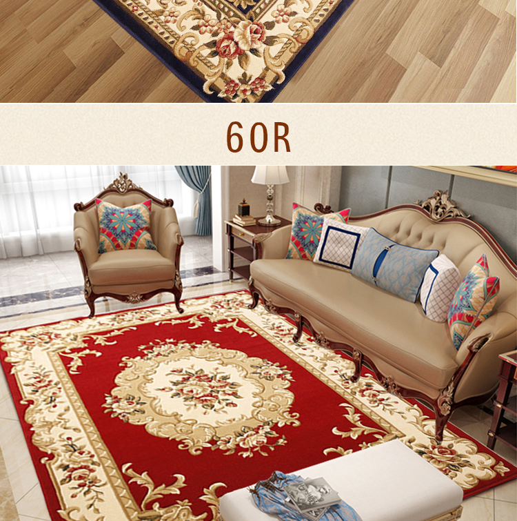 Thảm lớn phòng khách thảm phong cách châu Âu bàn cà phê mat giường sofa phòng ngủ đầy đủ cửa mat hình chữ nhật hộ gia đình thảm sàn - Thảm thảm nhà
