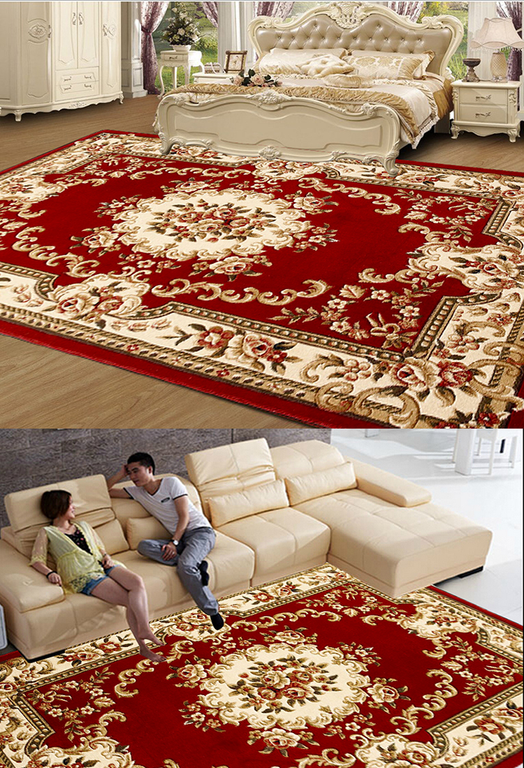 Thảm phòng khách lớn thảm phong cách châu Âu bàn cà phê mat đầu giường thảm phòng ngủ đầy đủ hình chữ nhật hộ gia đình cửa mat - Thảm thảm trải sàn cao cấp