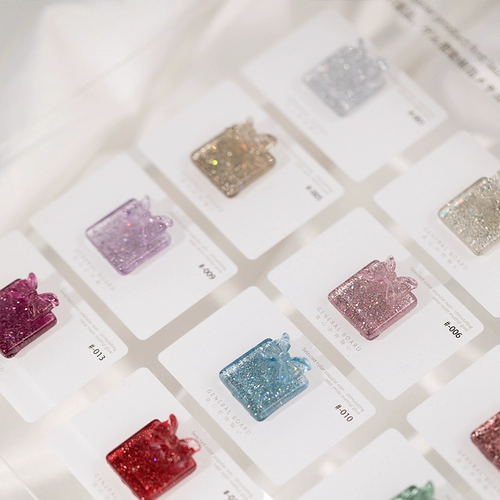 暮色罗格 Демисезонные бриллиантовые блестки для ногтей для маникюра, лак для ногтей, комплект, 16 цветов