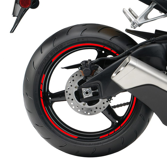 Dukadi DUCATI big devil wheel hub patch rim patch with modified loading post individuality reflective waterproof post-Taobao