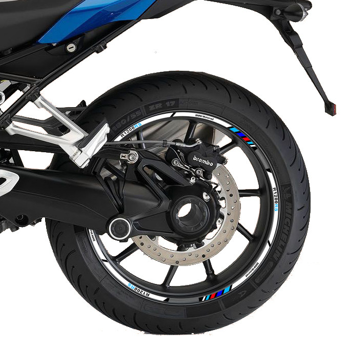 Cloud creation car sticker BMW Moto R1200RS patch flower retrofit hub wheel frame car ring steel ring waterproof reflective sticker-Taobao