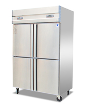 Commercial large four-door refrigerator double Machine double single temperature full freezer concealed tube refrigerator commercial kitchen freezer freezer