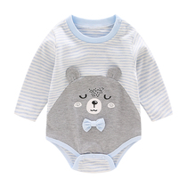 Baby one-piece clothes long sleeve triangle ha clothes female spring and autumn baby autumn clothes