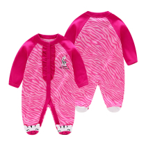 (Broken code clearance) infant autumn clothing Korean baby clothing female newborn jumpsuit sports Wind long sleeve