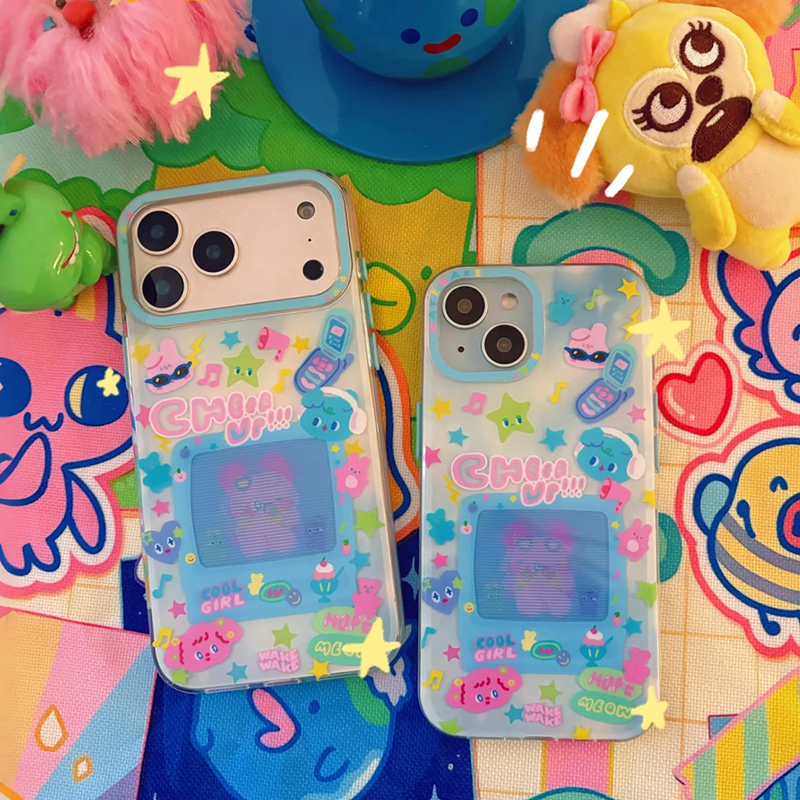 Wakewake Original Design Cute Dopamine Puppy Tv Creative Color-Blocking Double-Layer Printed Phone Case with Side Pattern Suitable for iPhone 17 Pro Max Apple 15 Girly Sweet Cool Style Wakewake Original Design Cute Dopamine Puppy Tv Creative Color-Blocking Double-Layer Printed Phone Case with Side Pattern Suitable for iPhone 17 Pro Max Apple 15 Girly Sweet Cool Style
