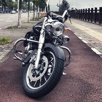 Lifan Motorcycle V16 KPM modified 250-D E widened front tire front decorative lights spotlights retro side bag hanging bag