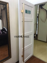 Glass door handle Wooden door handle Ming push-pull sliding door handle thickened oxidation handle KFC door handle