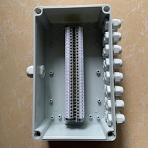 1 in and 16 out of waterproof junction box with terminal work control box Photovoltaic Confluence box Power wire box wire Sub-wire box