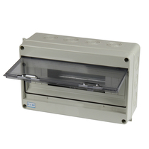 Plastic distribution box outdoor waterproof case power wire box 15 loop air switch wiring box cable sub-wire box