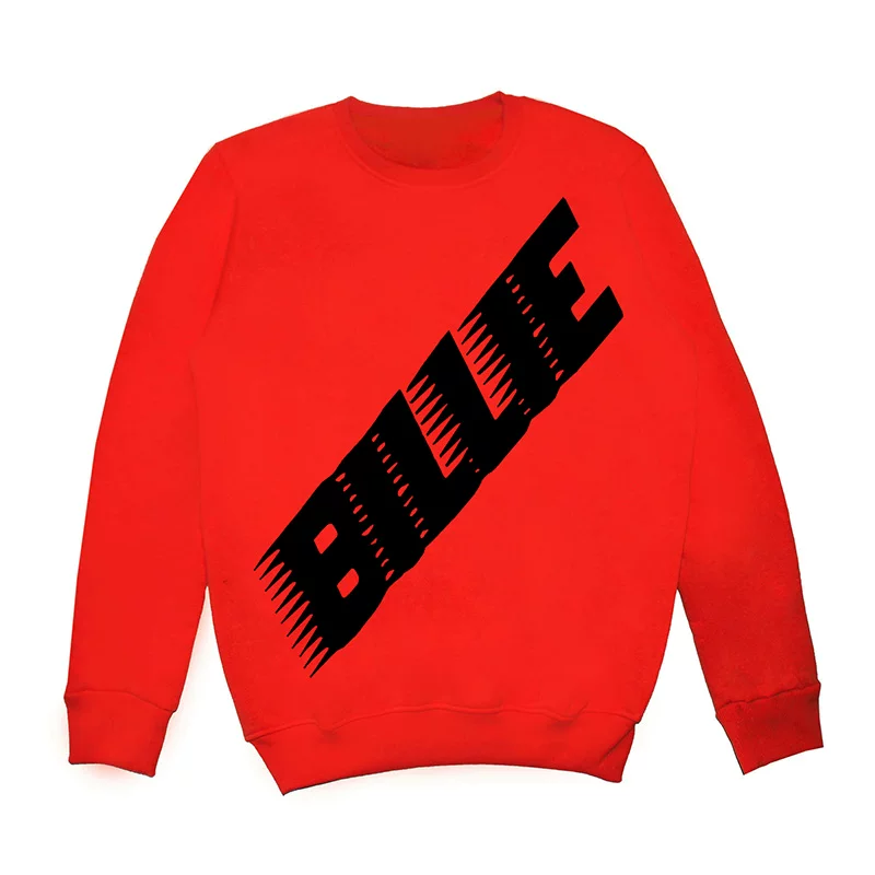 Письмо Билли Айлиш Блохш одно и то же худи с капюшоном с надписью Billie