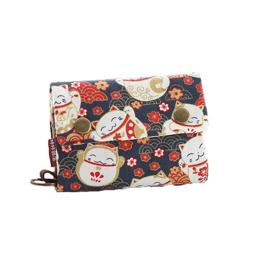 Бумажник, сумка через плечо, мультяшная ткань, брелок, универсальный кошелек, в корейском стиле