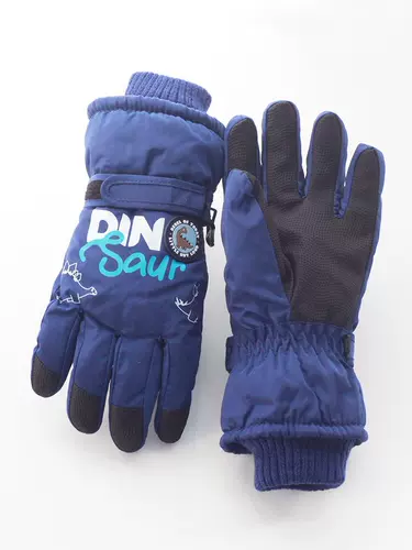 Мужские зимние удерживающие тепло дорожные водонепроницаемые лыжные нескользящие перчатки, 6-12 лет, для игры в снежки