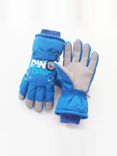 Мужские зимние удерживающие тепло дорожные водонепроницаемые лыжные нескользящие перчатки, 6-12 лет, для игры в снежки