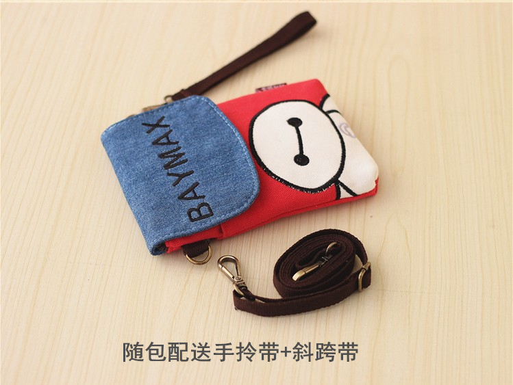 Túi điện thoại di động nữ 2018 new mini túi mùa hè hoang dã túi xách tay vải purse canvas túi messenger túi đựng điện thoại