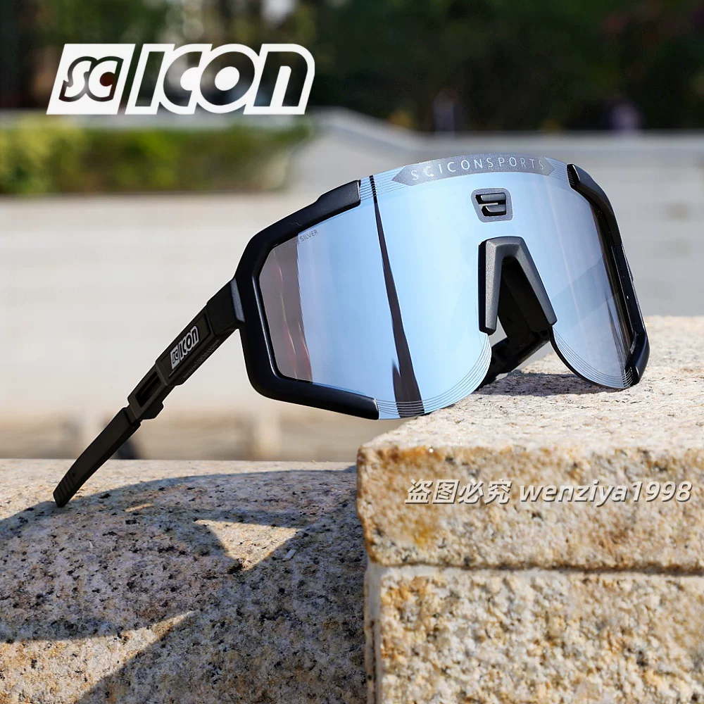 Очки для велосипеда Aeroscope чемпиона Pogača Scicon, гонка на велосипеде, защита от солнца UV