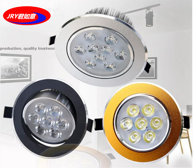 LED energy-saving lamp 12W ceiling light LED Spotlight Jewelry Store Background Wall LED Cylinder Light 18W12W hole light