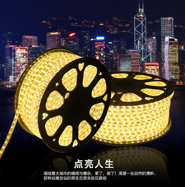 JRY LED light with high brightness 5050 patch 60 bead suction ceiling lamp trough 220VLED lamp with light strip