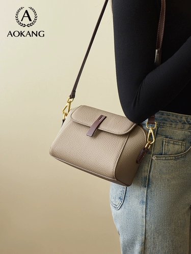 Вместительная и большая небольшая сумка, сумка через плечо, сумка на одно плечо, из натуральной кожи