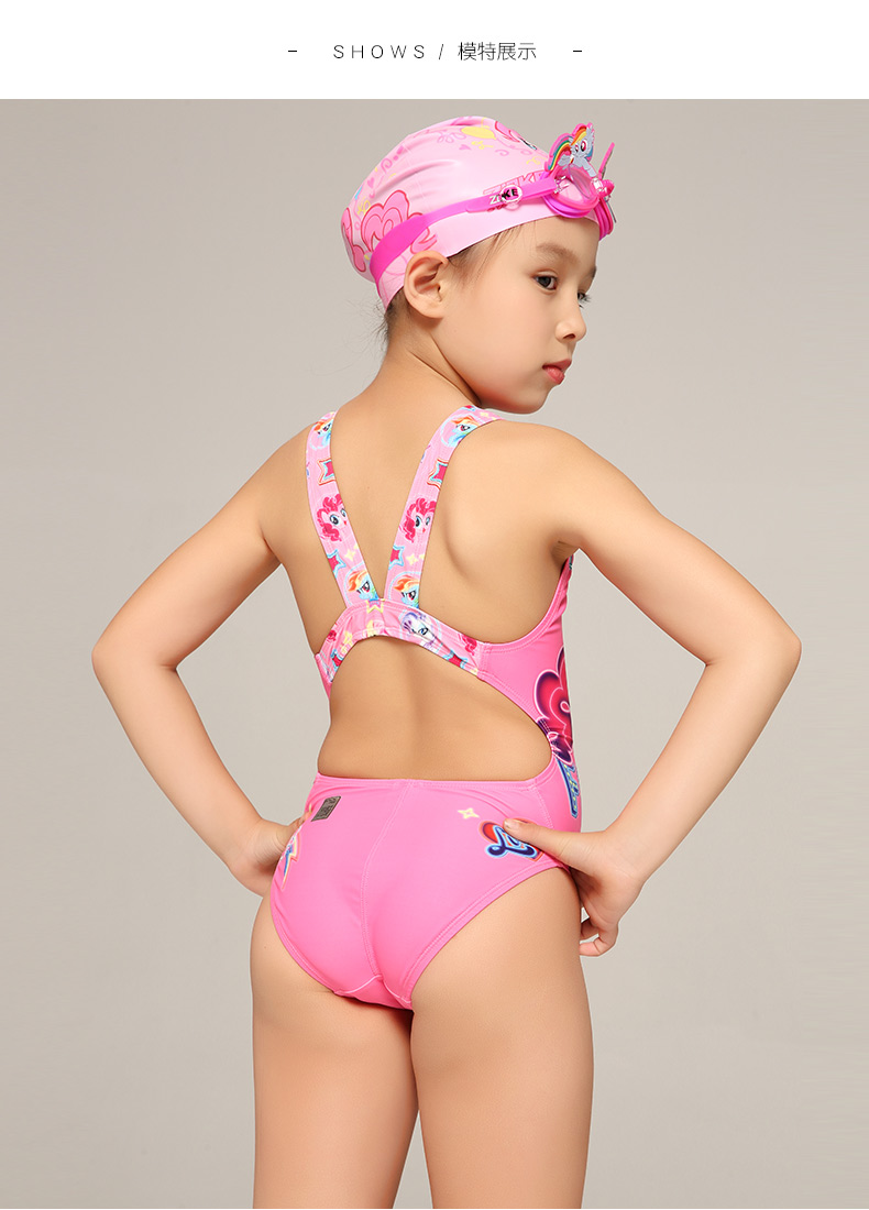 ZOKE zhouke cô gái tuổi teen dễ thương phim hoạt hình lãng mạn băng đào tạo chuyên nghiệp áo tắm tam giác Xiêm - Bộ đồ bơi của Kid đồ bơi nàng tiên cá cho bé